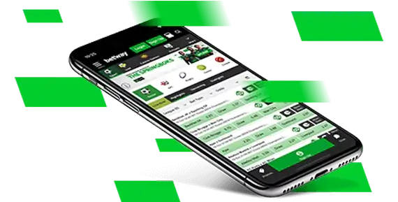 Betway App on smartphone. Download the Betway App